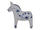 Blue Fluted PlainFigurine, Dala Horse
