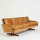 Fredrik Kayser Cognac leather sofa