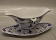 585-1 Gl Sovseskål på fast fod  11 x 15 cm  Royal Copenhagen Musselmalet halvblonde