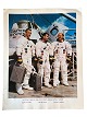 Originalt NASA farveoffsetfotografi fra Apollo 10 månemissionen i maj 1969. Billedet viser astronauterne Eugene A. Cernan, John W. Young and Thomas Stafford