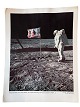 Originalt NASA farveoffsetfotografi fra Apollo 11 månerejsen i juli 1969.