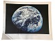 Originalt NASA farveoffsetfotografi fra Apollo 8 i december 1968. Jorden set fra rummet