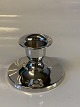 Candlestick in silverStamped 830 S CJSHeight approx. 4 cm