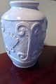 Gammel vase i lertøjH: ca 25cmSigneret: S.N.H.K.