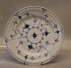 025.6  Middagstallerkener 24,5 cm (325.6) Gennembrudt kant  B&G Blåmalet gennembrudt