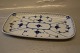 096.6 Tray, oblong 27 x 15 cm (364.6) B&G Blue Traditional porcelain full lace pierced rim