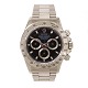 Rolex Daytona ref. 116520 årgang 2003. Fuldt dansk sæt bl.a. indeholdende certifikat, boks og original købskvittering fra A. M. Berg, Odense dateret 12.12.03. Leveres i flot stand og nyserviceret. D: 40mm