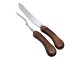 Erik S. AngeloMeat carving set with teak handle