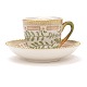 Royal Copenhagen: Flora Danica kaffekop 3597. Perfekt stand. H: 7cm. Underkop diameter 14cm. "Veronica fruticulosa L"