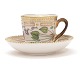 Royal Copenhagen Flora Danica coffee cup 3597. Nice condition. H: 7cm. "Viola umbrosa"