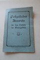 For the collectors:Identifikations-document for the road users in the area by the boarder"Polizeilicher Ausweis für den Verkehr im Grenzgebiet"From the 1800-years - the owner was born the 28. December 1859