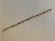 Armbånd i 14 karat Guld og hvidguldStemplet 585 Længde 18,3 cm caBrede 3,99 mm caTykkelse 2,66 mm ca