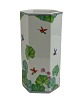 Stor Colibri vase af Annegrete Halling Koch for Royal Copenhagen. 1. sortering i meget fin stand. Ottekantet.