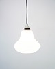 Loftpendel - Mat opal glas - Dansk design - 1960