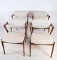 Sæt af fire spisestuestole, model 42, Kai Kristiansen, Schou Andersen, 1960