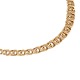 Bismarck halskæde i 14kt guld med kasselås og dobbelt sikkerhedslås. Ledstørrelse: 4-8mm. L: 45cm. V: 17,8gr
