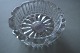 Gammelt saltkar af glasStjerne i bundenL: ca. 4,5cmI god stand