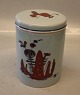 4369 RC Lidded vase 15.5 x ca 11 cm Signed TO Thorkild Olsen Royal Copenhagen Art Pottery