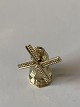 Mølle Charms / Vedhæng i 14 karat Højde 27,15 mm