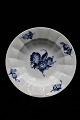 Royal Copenhagen Blue Flower Angular deep plate.RC# 10/8546. Dia.: 25,5 cm...