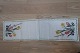 Gammel smuk påske-/forårs-bordløberHåndbroderet i korsstingBringer foråret ind i hjemmet100cm x 27cmGod stand