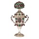 Rare large Danish silver vinaigrette by Jens Jensen, Sonderburg, 1831-70. Dated 1841. H: 14,5cm. W: 114,6gr