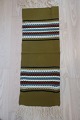 Gammel smuk bordløber, håndvævet af uld93cm x 35cmGod stand