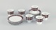 Eschenbach, Tyskland, et sekspersoners retro kaffeservice i porcelæn.Designet med brune prikker.