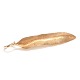 Ole Lynggaards LEAVES vedhæng, stor størrelse, i 18kt guld. Stemplet Ole Lynggaard og Charlotte Lynggaard. L: 6,8cm. B: 1,2cm. V: 7,3gr