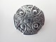 Skotsk broche i sterling sølv med keltisk motiv.