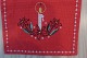 Gammel smuk jule-bordløberHåndbroderet i korsstingBringer hyggen ind i hjemmet63cm x 23cm God stand, , lille plet