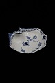 Royal Copenhagen Blue Fluted Full lace mussel shaped bowl.RC# 1/1074.