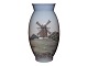 Bing & GrøndahlVase med dansk mølle