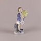 RC figur4527Pige med blomster