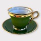 Big morning cupGreen with gold trim*DKK 250