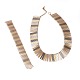Set of sterlingsilver Rainbow neck- and bracelet by Eigil Jensen for A. Michelsen, Copenhagen. Designed 1966. Necklace L: 44cm. Bracelet L: 19,3cm