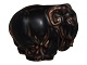 Royal CopenhagenSmall art pottery figurine, elephant by Knud Kyhn