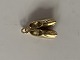 Wooden Shoes a pair of Charms / Pendants in 14 carat goldHeight 17.43 mm