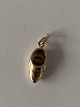 Træsko Charms / Vedhæng i 14 karat Højde 21,98 mm