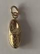 Træsko Charms / Vedhæng i 14 karat Højde 21,98 mm