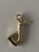 Saxophone Charms / Pendant in 14 carat Height 16.55 mm