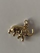 Elephant Charms / Pendant in 14 carat goldHeight 14.98 mm
