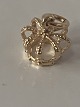 Kongekrone Charms / Vedhæng i 14 karat guld Højde 14,10 mm