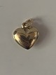 Heart Pendant / Charms in 14 carat goldHeight 16.12 mm