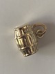 Barrel Charms / Pendant in 14 carat goldHeight 15.0 mm