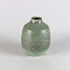 Vase i grøn meleretstentøjHøjde 8 cm