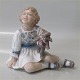 Dahl Jensen 1204 Girl with Toy Elephant  16.5 cm