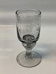 Glass of Port wine Smoke colored with shadingHeight 12 cm approx
