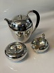Georg Jensen, Sterling silver. Coffee set in 3 parts, sugar, cream and coffee pot. Dec. No. 787.