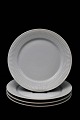 Hvid Royal Copenhagen middags tallerken Dia.:27cm. med Fiflet mønster.RC# 627.Fra 1985-2000...